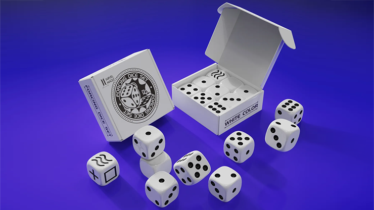 Forcing Dice Set by IARVEL Magic (White)